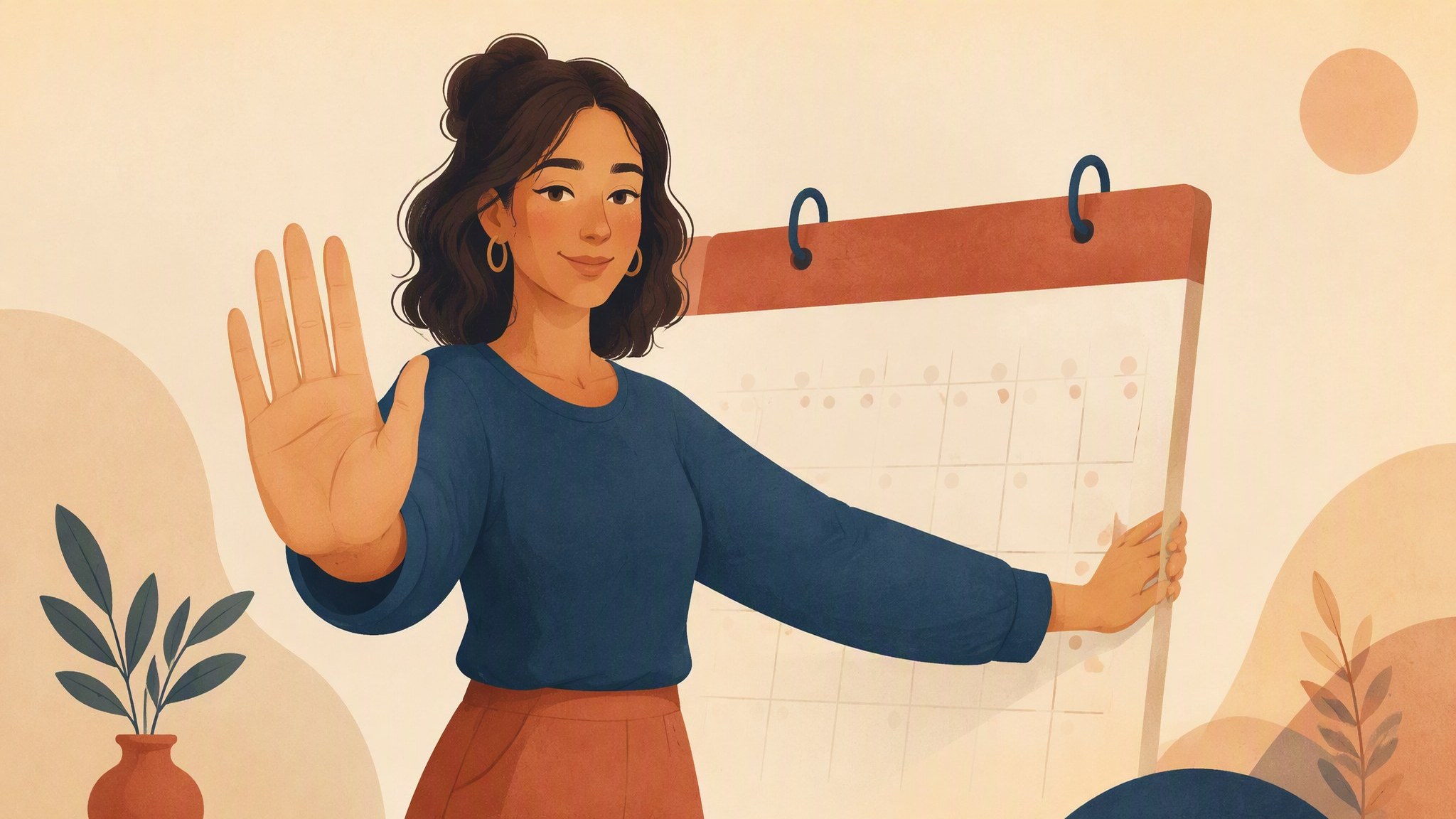 The Gentle Art of Saying No: Calendar Boundaries for People Who Can’t